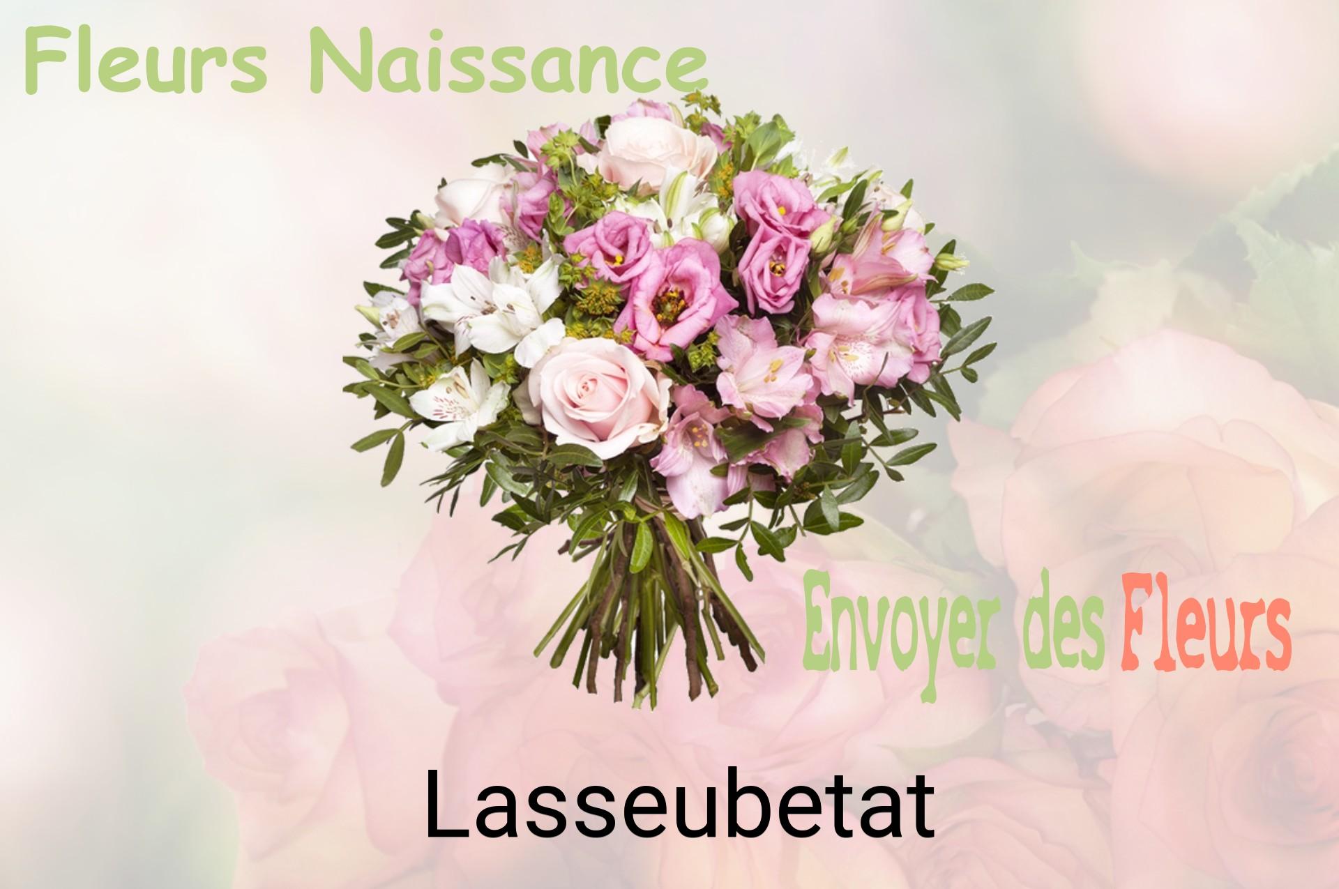 Bouquet de fleurs de naissance livré à Lasseubetat